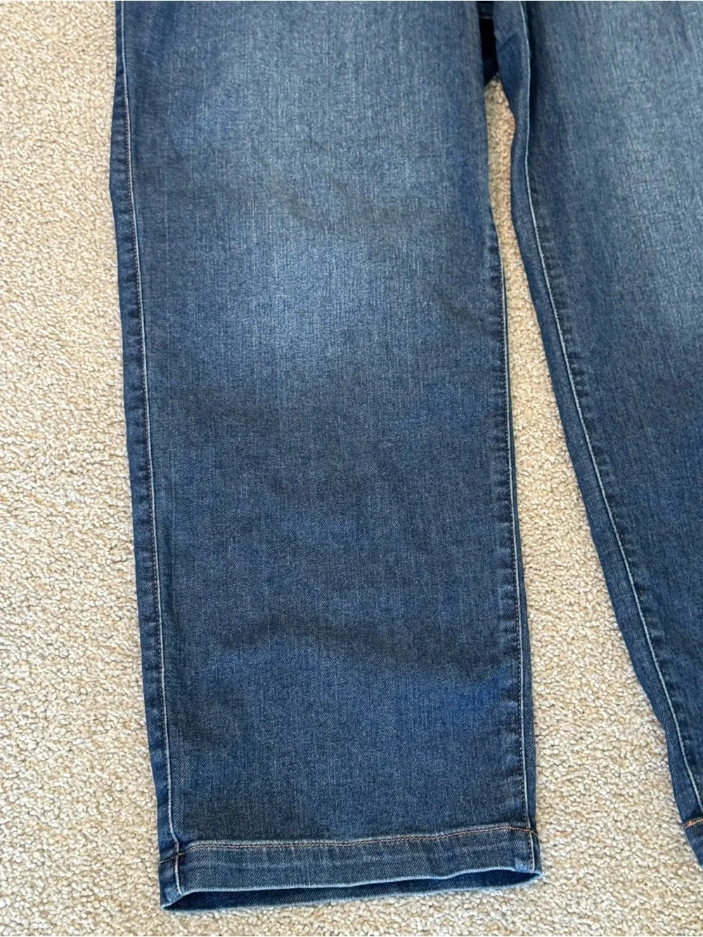 Lane Bryant Women’s Elastic Waist Blue Jeans Casual Pull-On Style Drawstring 18
